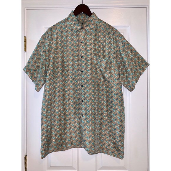 robert stock | Shirts | Rare Vintage Robert Stock Silk Retro Button